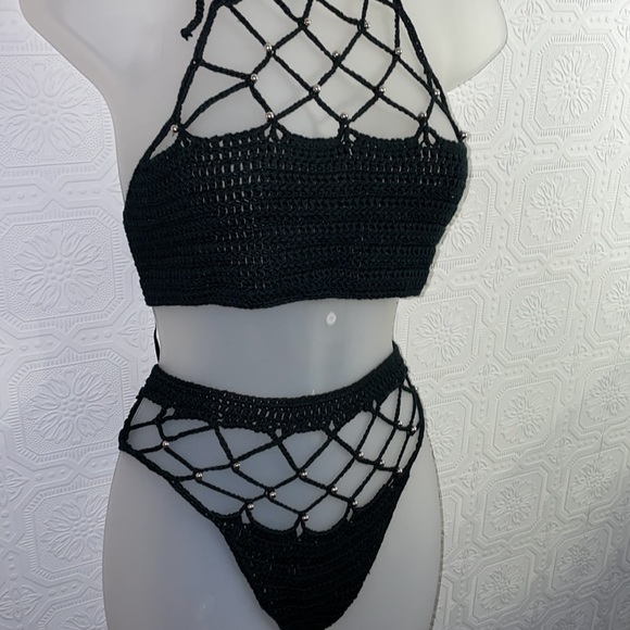 Pretty Little thing beaded crochet bikini - Picture 3 of 8